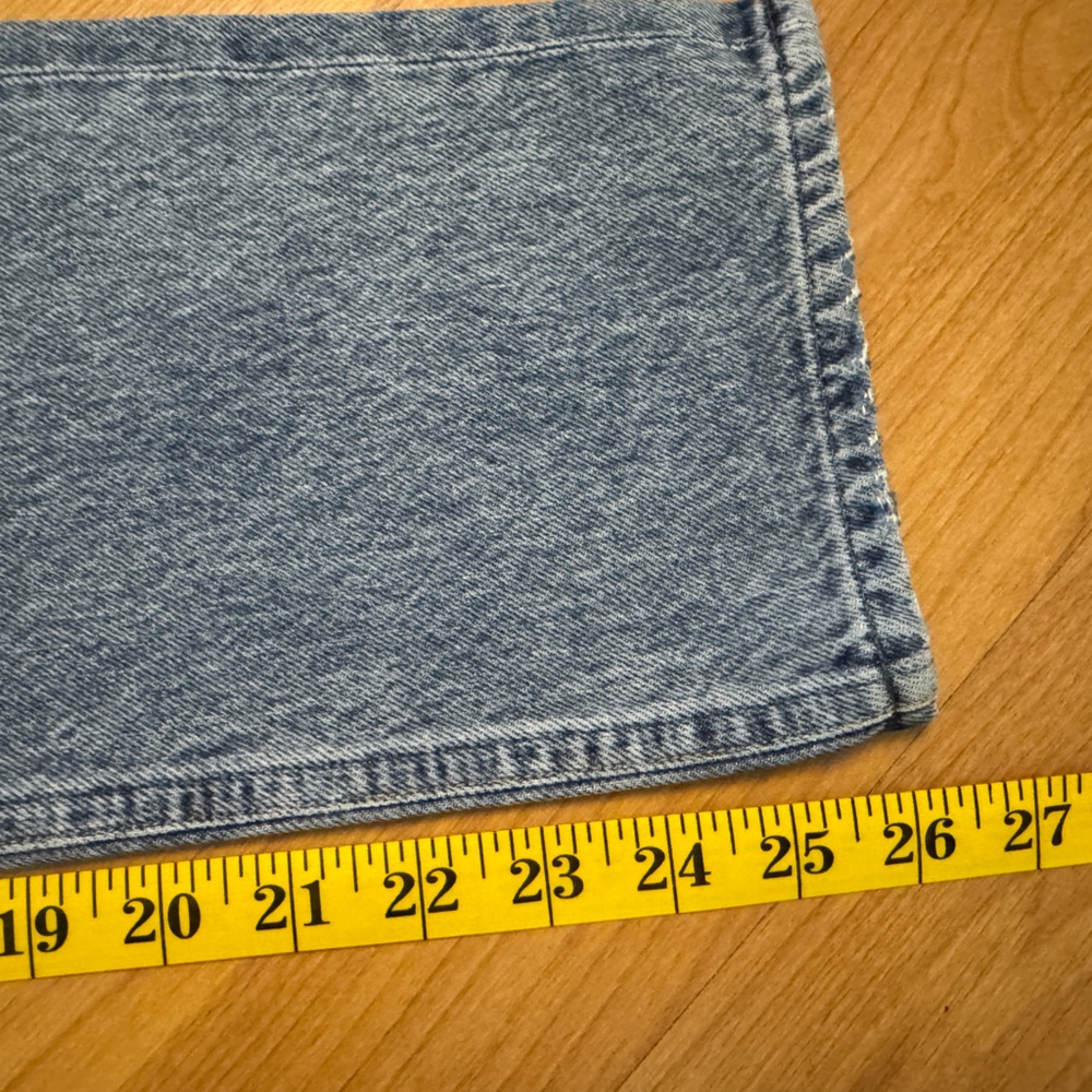Agolde Riley High Rise Straight Crop Denim Jeans 27 - Picture 7 of 13